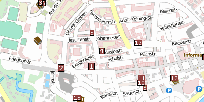 Kloster Gnadenthal  Ingolstadt Stadtplan