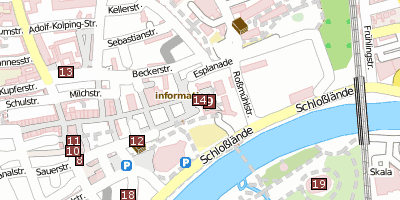 Bayerisches Armeemuseum Stadtplan